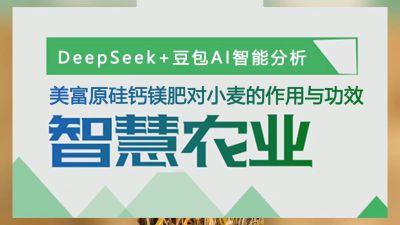 老铁们，马上准备冬小麦种植肥料了，我们用AI智慧农业分析了，美富原，叶碳酶乳酸肽活性硅，中药提取物加矿源，加枯草芽孢杆菌和胶冻样类芽孢杆菌的，中微量元素肥料硅钙镁肥，对小麦提质增产作用功效做分析，大家