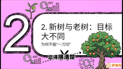 第3节：【春肥策略】开春底肥：新树&ldquo;扩版图&rdquo;，老树&ldquo;点引擎&rdquo;，课程：《柑橘底肥&ldquo;翻身账&rdquo;：从改土到高产的实战全书》