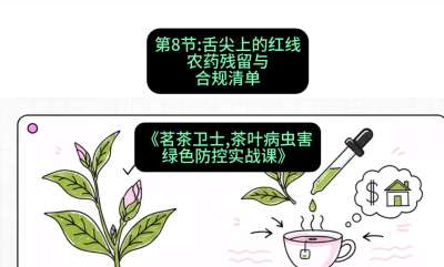 第08节：舌尖上的红线&mdash;&mdash;农药残留与合规清单，课程：《茗茶卫士&mdash;&mdash;茶叶病虫害绿色防控实战课》#识农AI